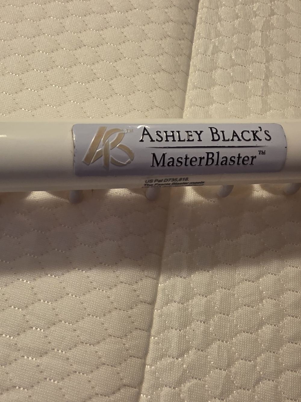 Ashley Black MasterBlaster Massage Tool — White